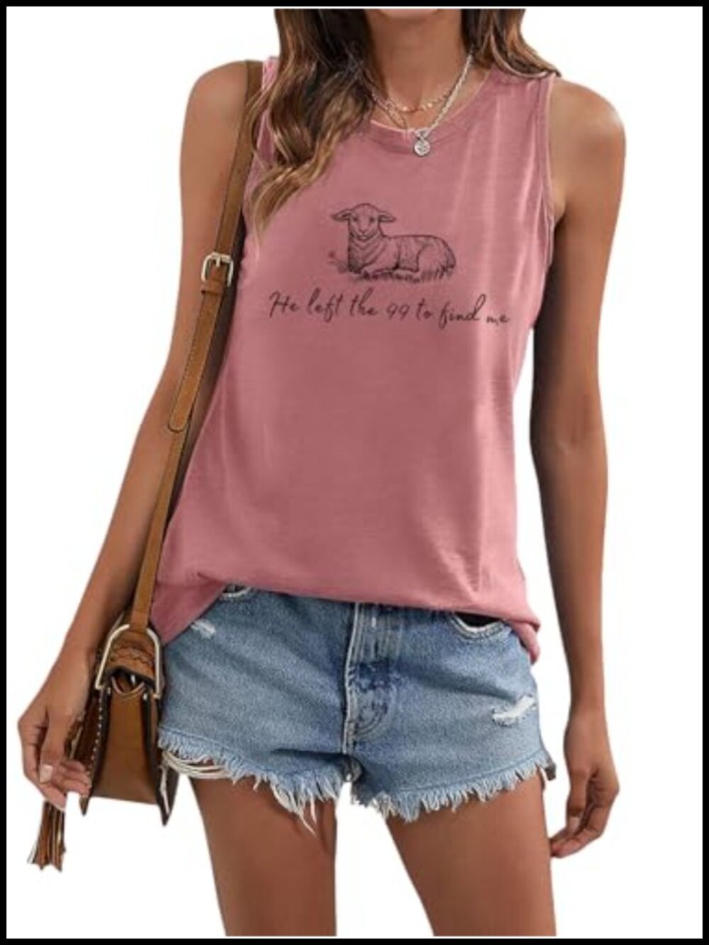 Christian Bible Verse Tank Top Sleeveless Loose Fit Graphic Vest